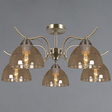 Потолочная люстра IL0733-5CSQ-25 AB AREZZO