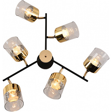 Потолочная люстра 01555-3.3-06B BK+FGD