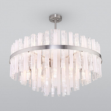 Потолочная люстра Hollis 367/12 Smart никель