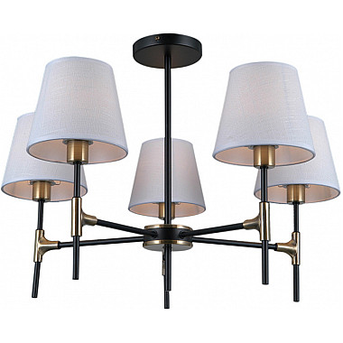 Потолочная люстра IL0185-5CSQ-24 BK AB CASTOR