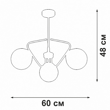 Потолочная люстра V4715-1/3PL