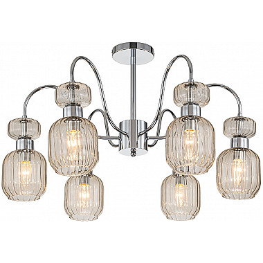 Потолочная люстра Gloss 1141/6PL Chrome/Beige