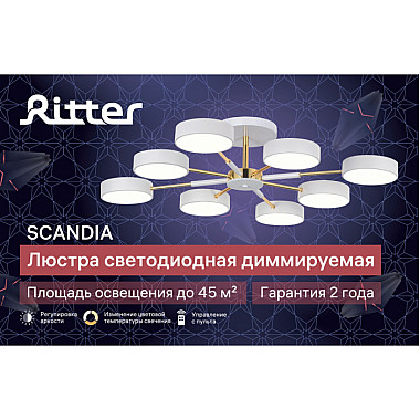Потолочная люстра Scandia 51629 7