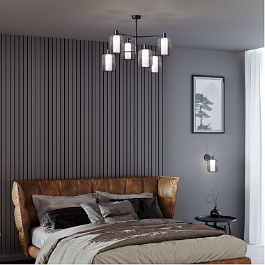 Потолочная люстра Voile 30191/6 черный