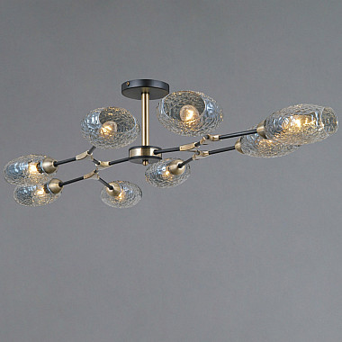 Потолочная люстра IL0272-8CSQ-25 BK AB TRENTO