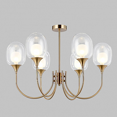 Потолочная люстра Spritz 70217/6 латунь Smart