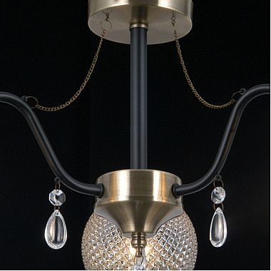 Потолочная люстра IL0432-3CSQ-29 AB BK