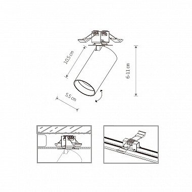 Встраиваемый спот Nowodvorski Mono Surface 7827