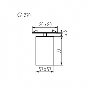 Споты Kanlux CHIRO GU10 DTL-B 29313