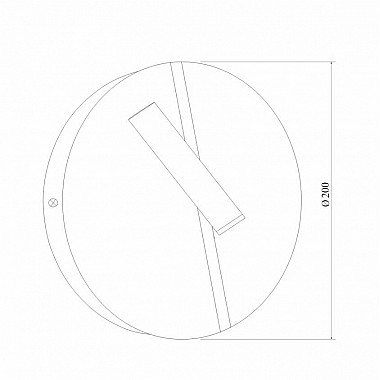 Светодиодный спот Elektrostandard Drom LED 40105/LED белый/хром 4690389173875