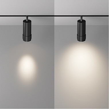 Трековый светильник Focus Zoom TR212-1-12WTW-DS-Z-B