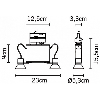 Трековый светильник Orbis D70J0515