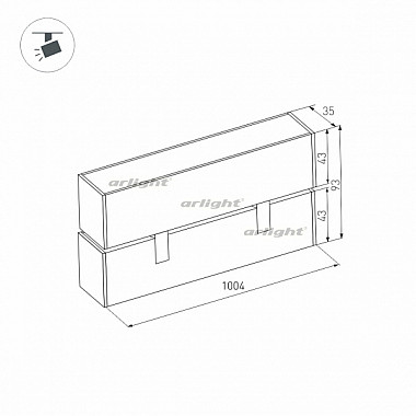 Трековый светильник MAG-45 027001