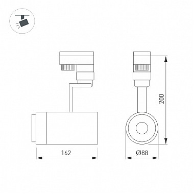 Трековый светильник ZEUS 024606(1)