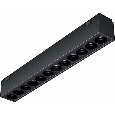 Трековый светильник Vision48/25 4825-039-L197-12W-36DG-3000K-BK