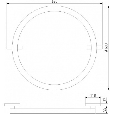 Трековый светильник Slim Magnetic 85523/01