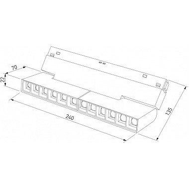 Трековый светильник Slim Magnetic 85191/01