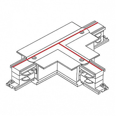 Коннектор T-образный левый 1 Nowodvorski Ctls Power 8247