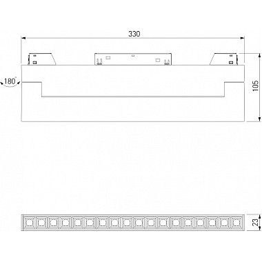 Трековый светильник Slim Magnetic 85209/01