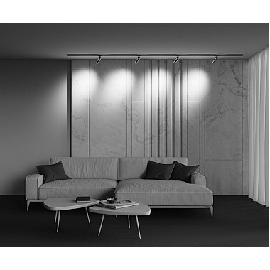 Трековый светильник Focus LED TR021-1-12W3K-W-BBS