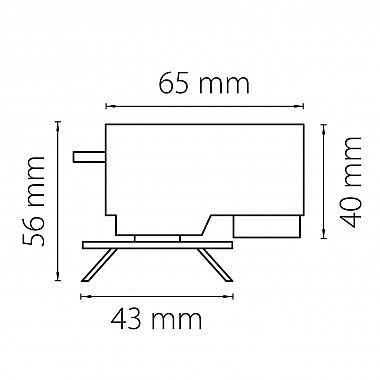 Адаптер для шинопровода Lightstar Asta 592027