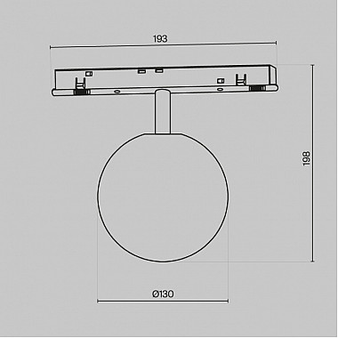 Трековый светильник Luna TR038-4-5WTW-DD-B