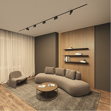 Трековый светильник Edder DK6436-BK