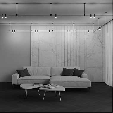 Трековый светильник Skim TR145-1-3W4K-W-B