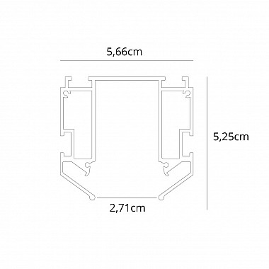 Профиль для накладного магнитного шинопровода Arte Lamp LINEA-ACCESSORIES A620205