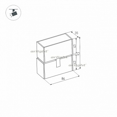 Трековый светильник MAG-45 027625