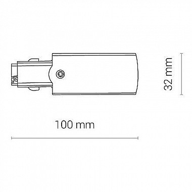 Ввод питания правый Nowodvorski Ctls Power 8713