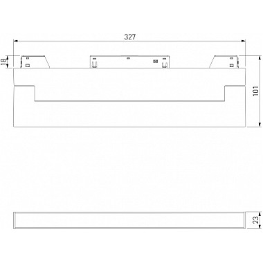 Трековый светильник Slim Magnetic 85086/01