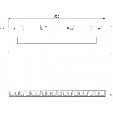 Трековый светильник Slim Magnetic 85196/01