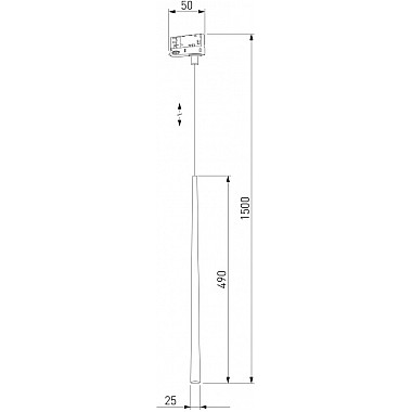 Трековый светильник Piano 6028 Piano Black