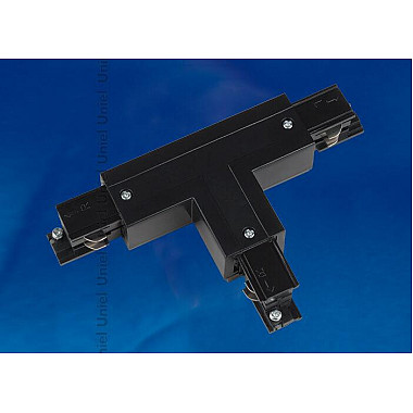 Соединитель для шинопроводов Т-образный, левый, внутренний Uniel UBX-A34 Black 09760