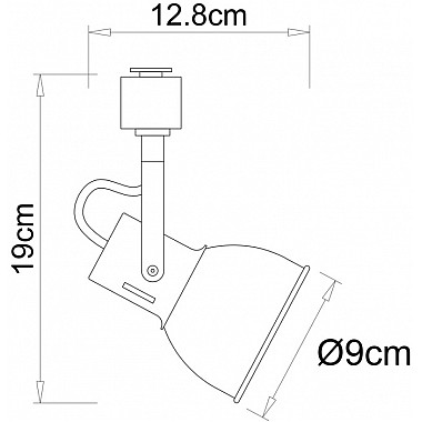 Трековый светильник Jovi A1677PL-1GO