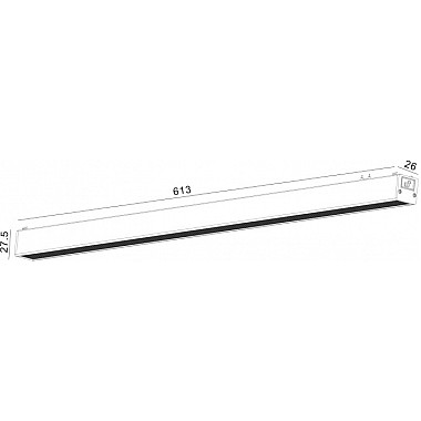 Трековый светильник SLIM DL-SLIM-DFWH-24-CCT