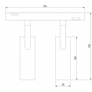 Трековый светильник Slim Magnetic 85046/01