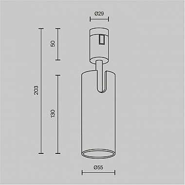 Трековый светильник Focus Led TR144-1-12W4K-W-PT