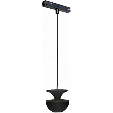 Трековый светильник Vision48/22 4822-012-D80-6W-38DG-3000K-BK