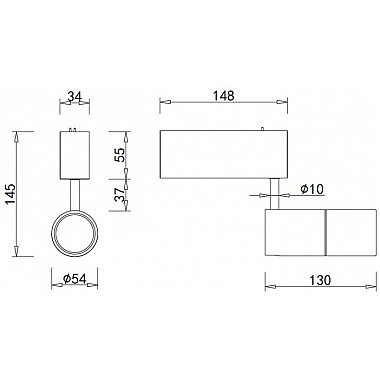 Трековый светильник Heck DL18789/01M White