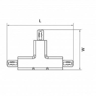 Коннектор T-образный Lightstar Barra 504139