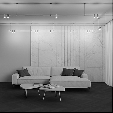 Трековый светильник Skim TR145-1-3W3K-W-PT