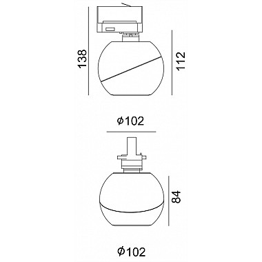 Трековый светильник Bellatrix 707078