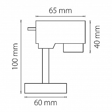 Адаптер для шинопровода Lightstar Asta 592056