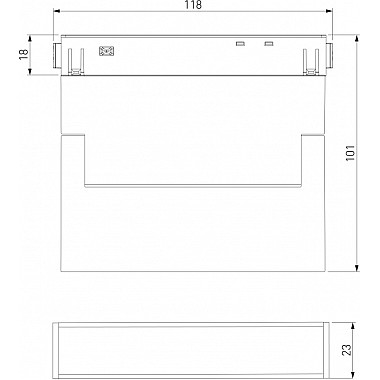 Трековый светильник Slim Magnetic 85081/01