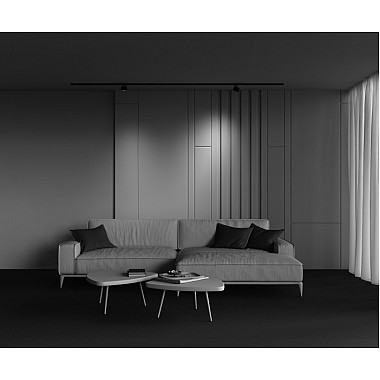 Трековый светильник Glare TR225-1-GX53-B