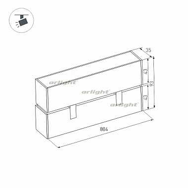 Трековый светильник MAG-45 026997