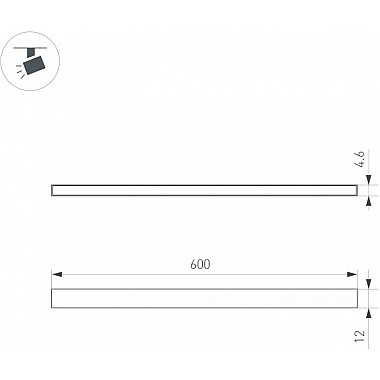 Трековый светильник MAG-MICROCOSM 043268