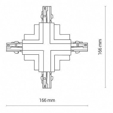 Коннектор X-образный Nowodvorski Ctls Power 8680